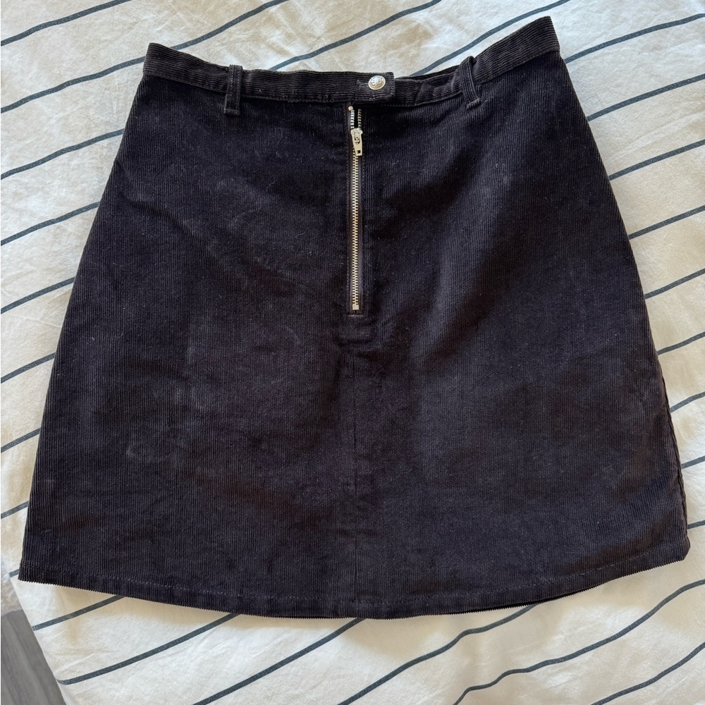 &other stories Women A line Brown corduroy Skirt Size 4